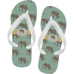 Elephant Flip Flops - XSmall (Personalized)