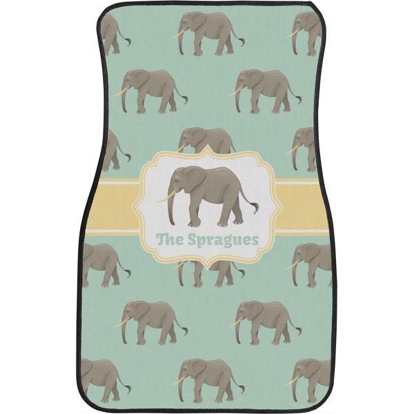 Elephant Front Seat Car Mat