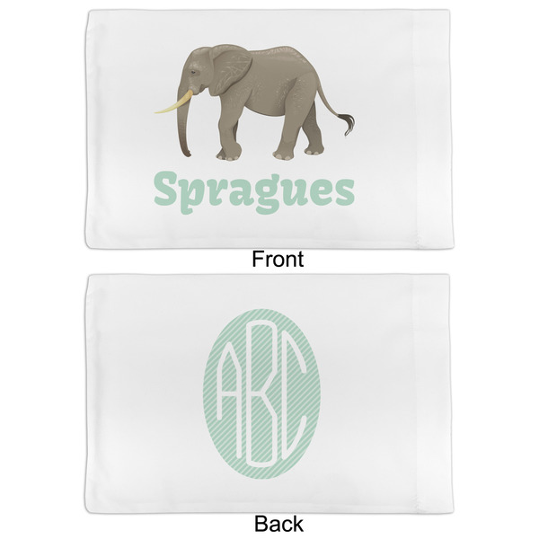 Elephant Full Pillow Case - APPROVAL (partial print)