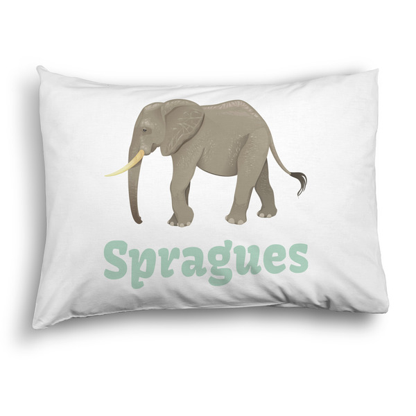 Custom Elephant Pillow Case - Standard - Graphic (Personalized)