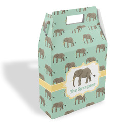 Elephant Gable Favor Box (Personalized)