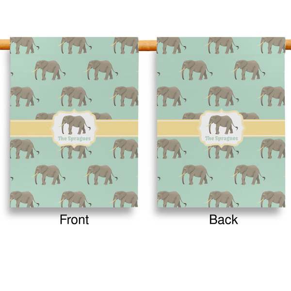 Elephant Garden Flags - Large - Double Sided - APPROVAL