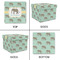 Elephant Gift Boxes with Lid - Canvas Wrapped - Small - Approval