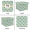 Elephant Gift Boxes with Lid - Canvas Wrapped - X-Large - Approval