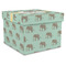 Elephant Gift Boxes with Lid - Canvas Wrapped - XX-Large - Front/Main