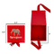 Elephant Gift Boxes with Magnetic Lid - Red - Open & Closed
