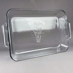Elephant Glass Baking and Cake Dish (Personalized)