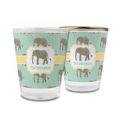Elephant Glass Shot Glass - 1.5 oz (Personalized)