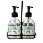 Elephant Glass Soap & Lotion Bottle Set (Personalized)