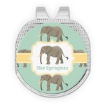 Elephant Golf Ball Marker - Hat Clip - Silver