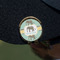 Elephant Golf Ball Marker Hat Clip - Gold - On Hat