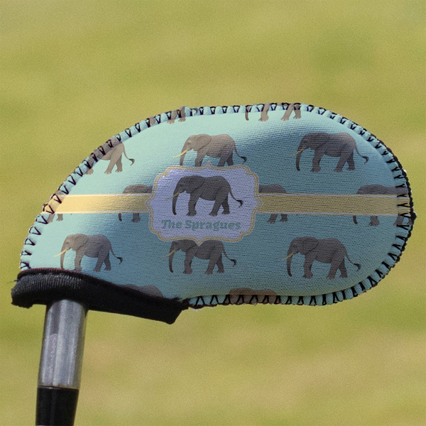 Custom Elephant Golf Club Iron Cover (Personalized)