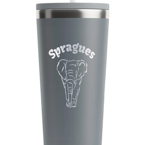 Elephant Grey RTIC Everyday Tumbler - 28 oz. - Close Up