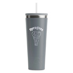 Elephant RTIC Everyday Tumbler with Straw - 28oz - Grey - Single-Sided (Personalized)