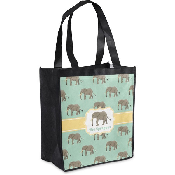 Custom Elephant Grocery Bag (Personalized)