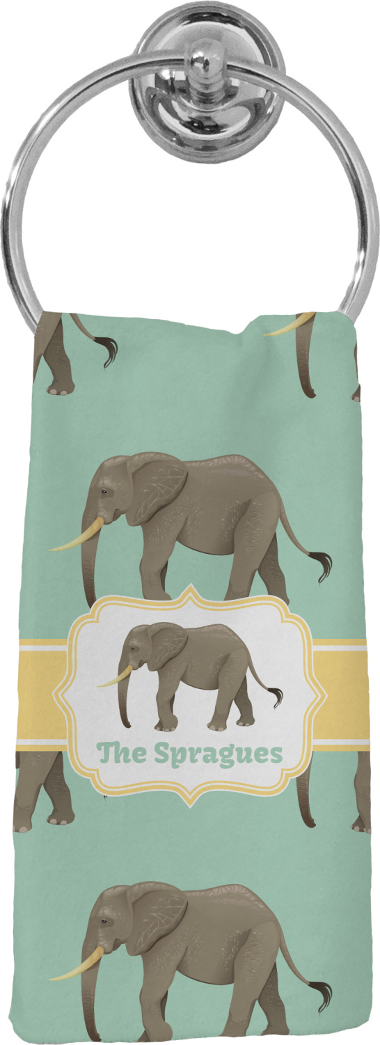 Custom Elephant Hand Towel Full Print (Personalized) YouCustomizeIt