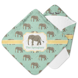 Elephant Hooded Baby Towel (Personalized)