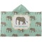 Elephant Kids Hooded Towel (Personalized)