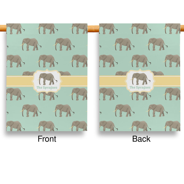 Elephant House Flags - Double Sided - APPROVAL
