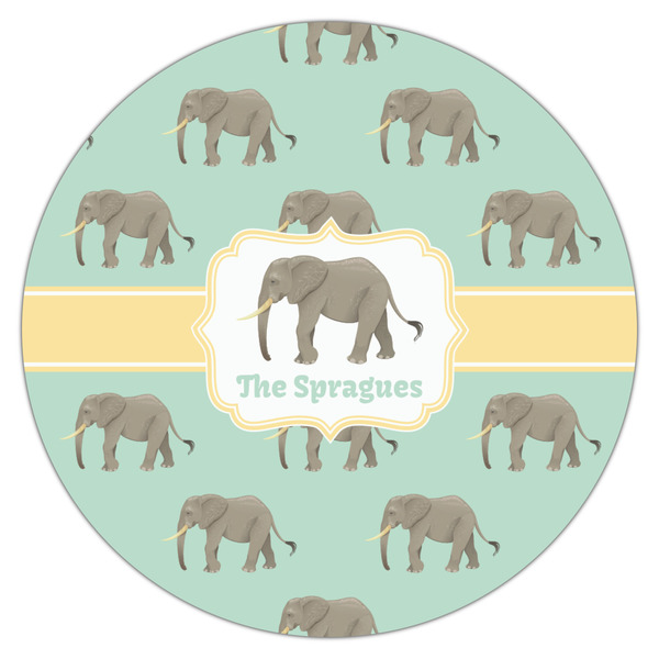 Elephant Icing Circle - Large - Single