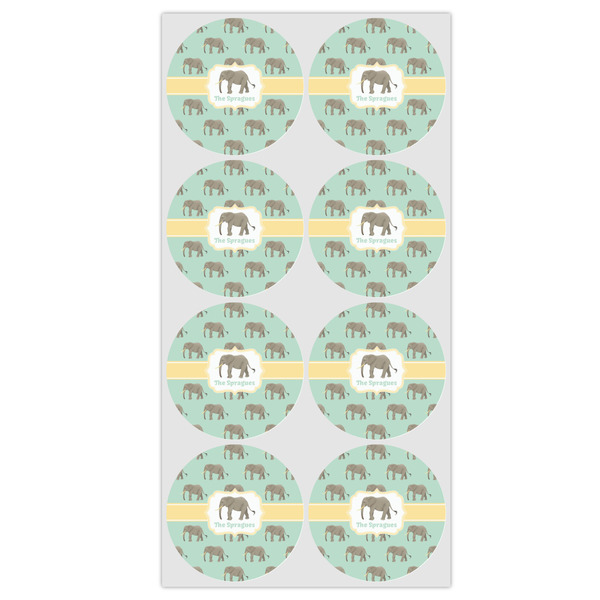 Elephant Icing Circle - Medium - Set of 8