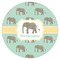 Elephant Icing Circle - Small - Single