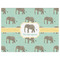 Elephant Indoor / Outdoor Rug - 6'x8' - Front Flat