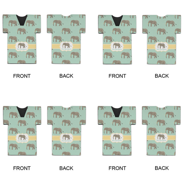 Elephant Jersey Bottle Cooler - Set of 4 - APPROVAL