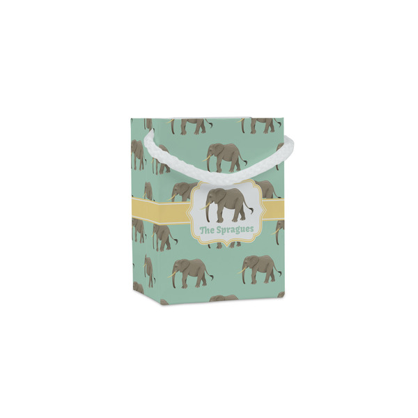 Custom Elephant Jewelry Gift Bags (Personalized)