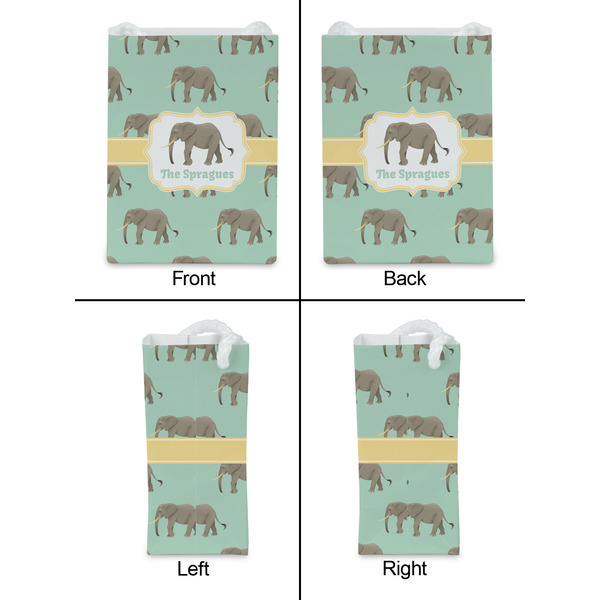 Elephant Jewelry Gift Bag - Matte - Approval