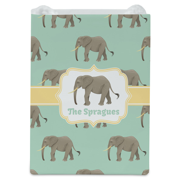 Elephant Jewelry Gift Bag - Matte - Front