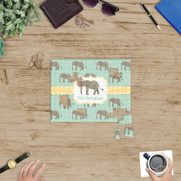 Elephant Jigsaw Puzzle 252 Piece - In Context