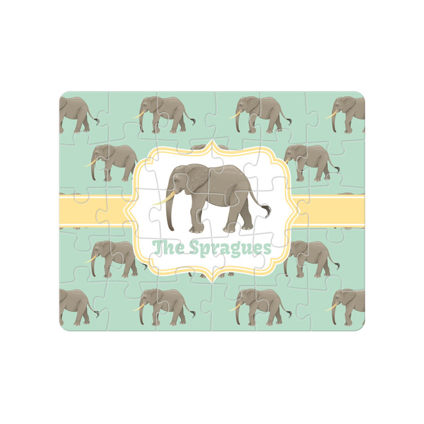 Custom Elephant Jigsaw Puzzles (Personalized)