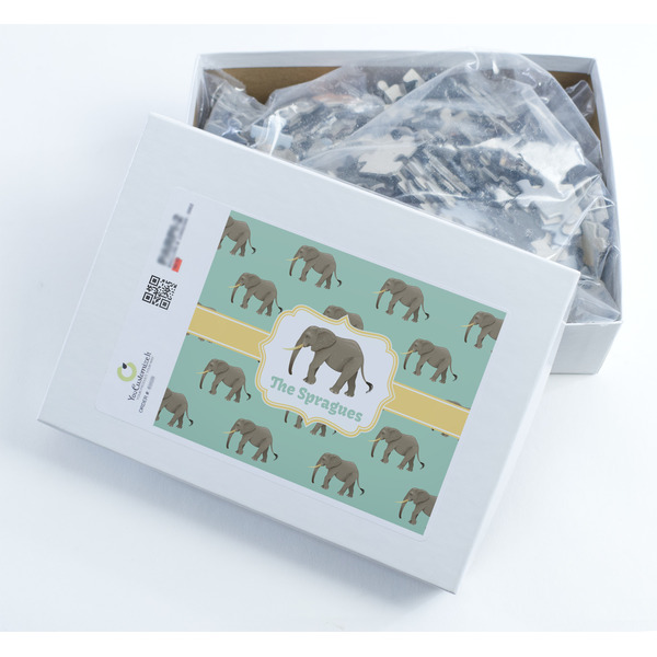 Elephant Jigsaw Puzzle 500 Piece - Box