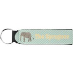Elephant Neoprene Keychain Fob (Personalized)