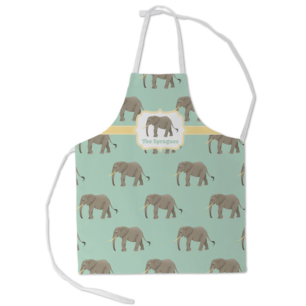 Custom Elephant Kid's Apron - Small (Personalized)