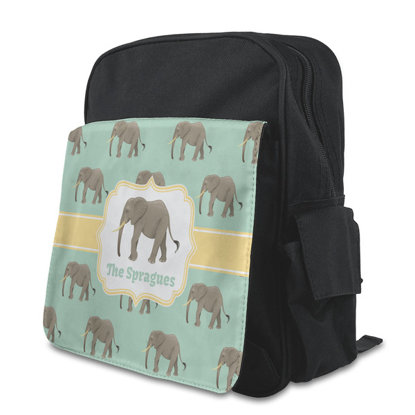 Custom Elephant Preschool Backpack (Personalized)
