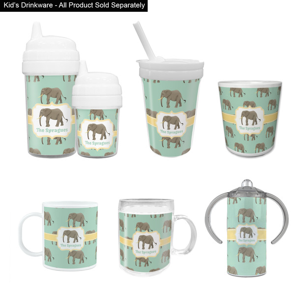Elephant Kid's Drinkware - Customized & Personalized