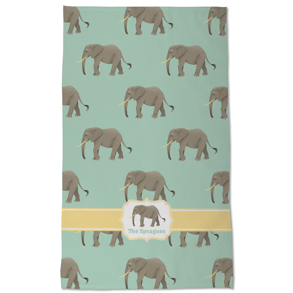 Elephant Kitchen Towel - Poly Cotton - Full Front