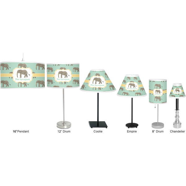 Elephant Lamp Full View Size Comparison