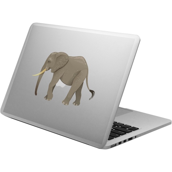Custom Elephant Laptop Decal