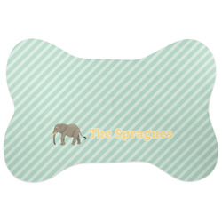 Elephant Bone Shaped Dog Food Mat (Personalized)