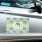 Elephant Large Rectangle Car Magnets- In Context
