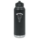 Elephant Water Bottle - Laser Engraved - Front (Personalized)
