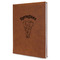 Elephant Leather Sketchbook - Large - Double Sided - Angled View
