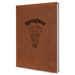 Elephant Leather Sketchbook - Large - Single Sided (Personalized)