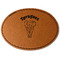 Elephant Leatherette Patches - Oval