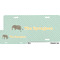 Elephant License Plate (Sizes)