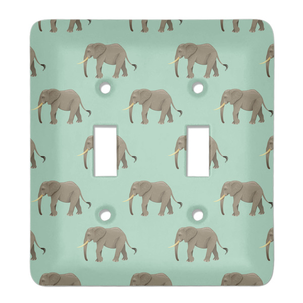 Custom Elephant Light Switch Cover (2 Toggle Plate)