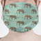 Elephant Mask - Pleated (new) Front View on Girl